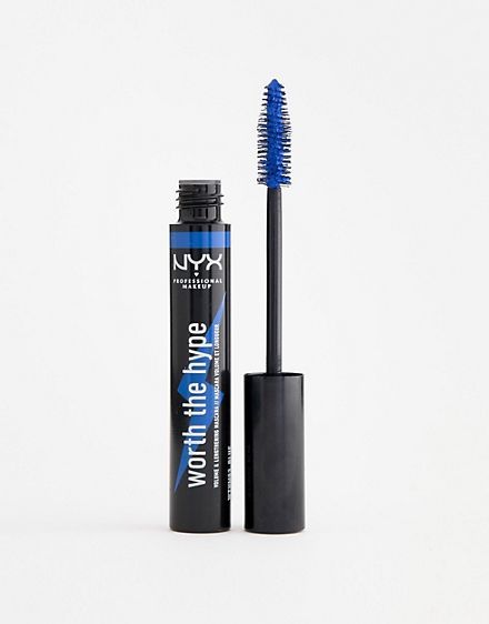 Nyx Mascara, Mascara Bleu, Color Mascara, Makeup Tips For Brown Eyes, Oily Skin Makeup, Colored Mascara, Blue Mascara, Makeup Tips Foundation, Loreal Makeup