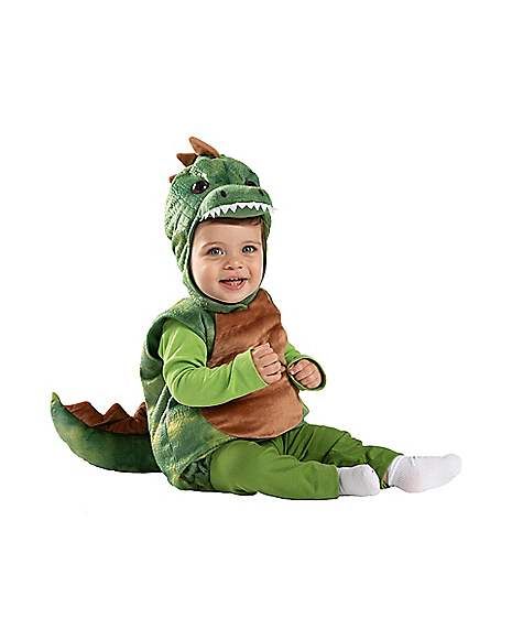 Baby Plush Dinosaur Costume - Spirithalloween.com Baby Dinosaur Costume, Baby Superhero Costume, Baby Animal Costumes, Funny Baby Costumes, Spirit Costume, T Rex Costume, Plush Dinosaur, Newborn Halloween Costumes, Baby Superhero