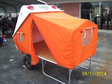 Motorcycle Tent Trailer, Teardrop Camper For Sale, Motorcycle Camper Trailer, Teardrop Camper Interior, Motorcycle Tent, Sebring Florida, Motorcycle Campers, Camping Trailer For Sale, Teardrop Camper Plans