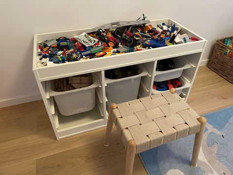 Ikea tips, hacks and more! | TROFAST upside down  | Facebook Trofast Lego, Lego Station, Ikea Trofast, Lego Duplo, Ikea Hacks, Ikea Hack, Boy Room, Upside Down, Diy For Kids