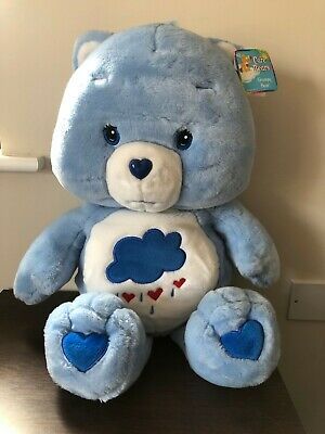 VERY RARE JUMBO GRUMPY CARE BEAR EXCLUSIVE TO PLAYFULPLUSHTOYS 2002 | eBay Kawaii Plants, Grumpy Care Bear, Milk Fruit, Grumpy Bear, Care Bears Plush, Neko Atsume, Blankets Diy, Rain Cloud, Dolls For Sale