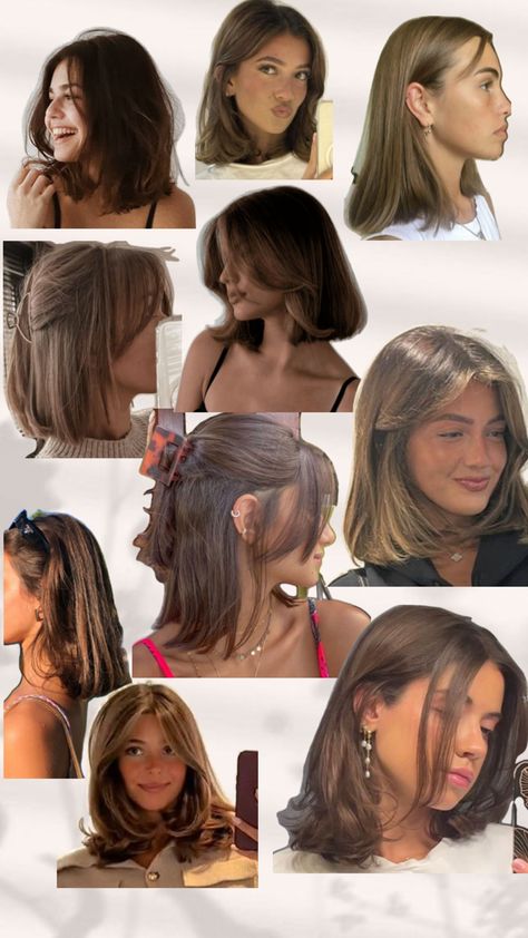 Short Shoulder Length Hair, Short Hair Blowout, Hairstyles For Layered Hair, Brown Hair With Blonde Highlights, Hair Color Auburn, Hairdos For Short Hair, Short Hair Tutorial, Hair Tutorials For Medium Hair, Shoulder Length Hair Cuts