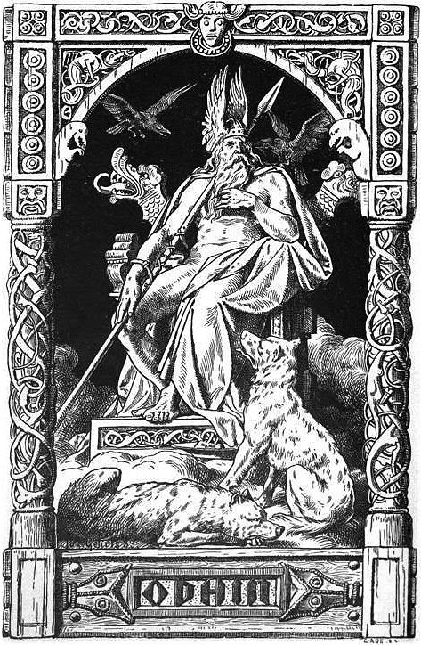 Odin Norse Mythology, Arte Viking, Art Viking, Symbole Viking, Baba Jaga, Viking Metal, Odin God, Norse Myth, Norse Pagan