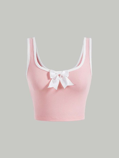 Mode Kawaii, Women Tank Tops, Top Tank, Teenage Fashion Outfits, Dream Clothes, Look Cool, Pink Fashion, Cute Tops, Pretty Outfits