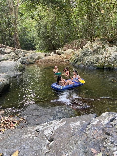 creek friends outdoors fun idea inspo Creek Hangout Spot, Summer Friends, Teen Life, Best Seasons, Summer Bucket Lists, Camp Half Blood, Summer Dream, Friend Photoshoot, Summer Kids