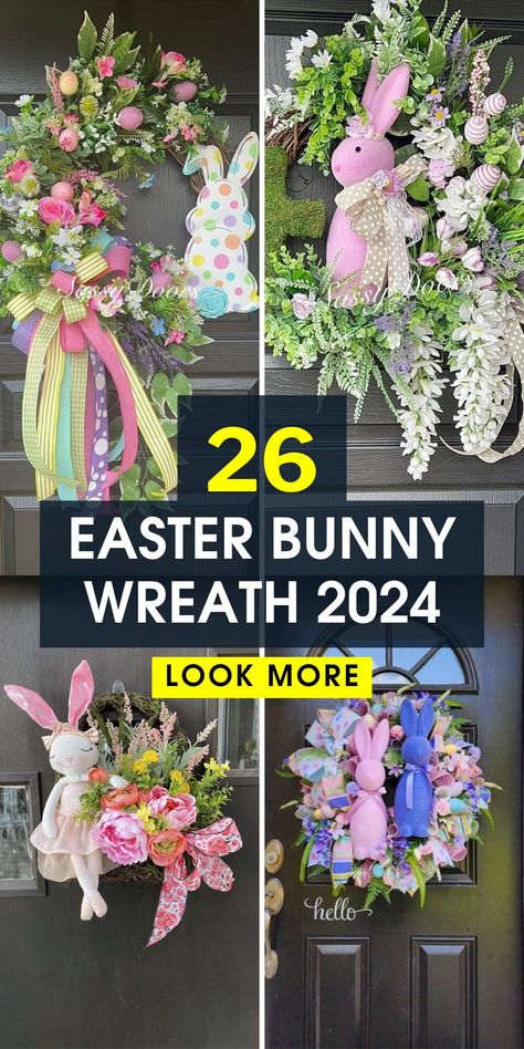 Discover the charm of the Easter bunny wreath 2024 with a creative twist using Deco mesh. This beautiful wreath combines the playfulness of an Easter rabbit with the elegance of Deco mesh, perfect for adorning your front door. Follow this easy guide on how to craft this delightful decoration, ideal for both beginners and experienced DIY enthusiasts. Add a touch of spring to your home with this unique and eye-catching design. Bunny Wreaths For Front Door, Easter Basket For Toddler, Easter Baskets For Teens, Toddler Easter Basket, Teen Easter Basket, Spring Bunny Wreath, Adult Easter Baskets, Easter Egg Decorating Kits, Yarn Tutorials