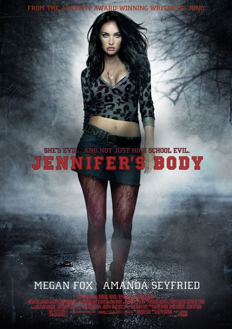 Graphic Design Jennifers Body Movie, Jennifers Body Megan, Jennifer’s Body, Amy Sedaris, Megan Denise Fox, Adam Brody, Jennifer's Body, Teen Movies, Movie Streaming