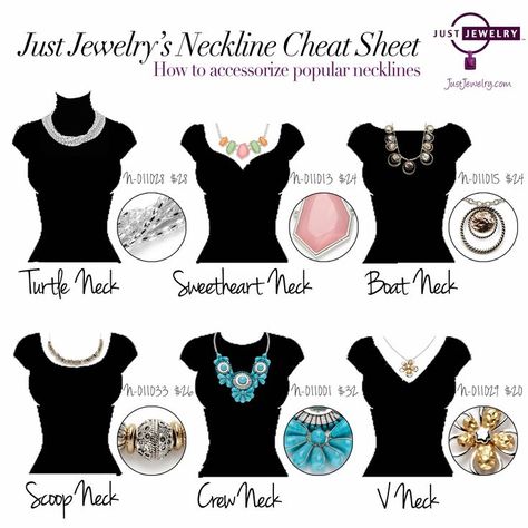 It provides a starting point to gauge what type of necklace looks good with which type of neckline! Description from pinterest.com. I searched for this on bing.com/images Necklace For Neckline, Necklace Guide, Survival Items, Mode Tips, 60s Style, Sitting Pretty, Fashion 101, Wardrobe Ideas, Fashion Board