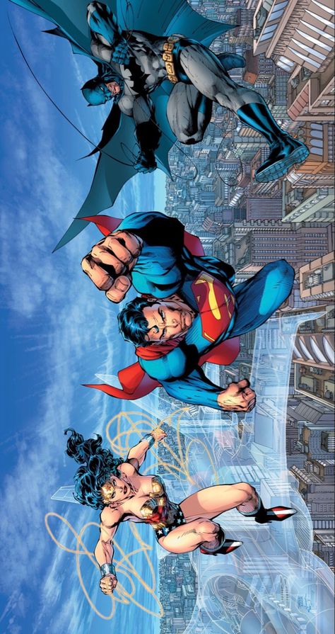 Wonder Woman Jim Lee Comic Art, Batman Superman Wallpaper, Superman Batman Apocalypse, Wonder Woman Wallpaper, Jim Lee Superman, Wonder Woman And Superman, Wonder Woman Superman, Superman Batman Wonder Woman, Superman And Wonder Woman