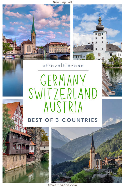 Discovering Germany, Austria and Switzerland is a dream for many tourists. Visiting the Swiss hidden gems, Austria's charming towns, and the best places in the Bavarian Alps. So we've created a 10-day itinerary that presents the best of Austria, Switzerland, and Germany. Our itinerary includes: How to get around Germany, Austria and Switzerland · How to plan a 10-day road trip · Best places to visit in Germany, Austria and Switzerland · Bavarian Alps, Salzburg, Hallstatt, Lauterbrunnen & more Germany Switzerland Itinerary, Where To Visit In Switzerland, Germany Road Trip Itinerary, Switzerland And Austria Itinerary, Bavarian Alps Germany, Europe Itinerary 10 Day, Best Places To Visit In Germany, Innsbrook Austria, Geneva Switzerland Aesthetic