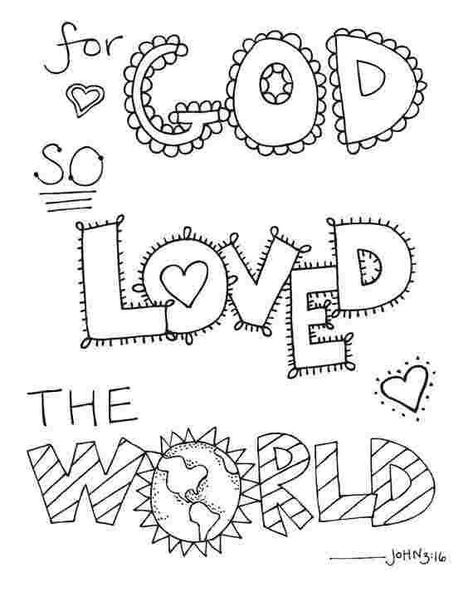 World Coloring Page, Bible Coloring Sheets, Church Entrance, Verses For Kids, Kids Printable Coloring Pages, Sunday School Coloring Pages, Bible Verse Coloring Page, Scripture Coloring, Bible Verses For Kids