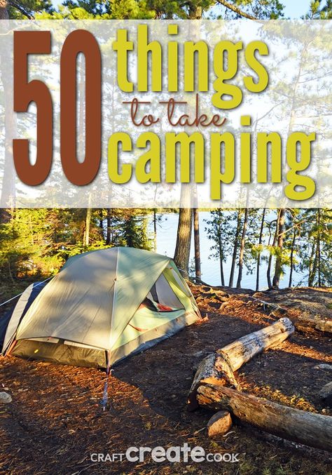 Things To Take Camping, Camping Essentials List, Camping Snacks, Rv Camping Tips, Camping Organization, Essentials List, Easy Camping, Camping Checklist, Diy Camping