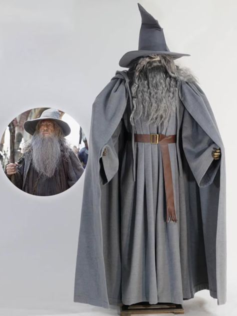 Gandolf Costumes, Gnome Coat Pattern, Gandalf Costume Diy, Gandalf Robe, Wizard Of Oz Pictures, Wizard Gnome, Gnome Pictures, Gnome Patterns, Gnomes Crafts