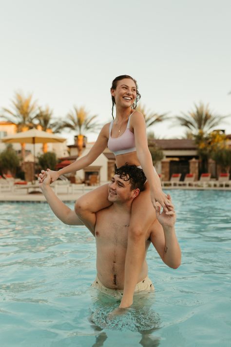 Pool couple | Couple photoshoot | Summer couple | Pool couple photoshoot | Pool couple photos | Pool lovers | Pool party | Couple photos ideas | Creative photoshoot Pool Couple, Swimming Pool Photography, Pool Photoshoot, Party Couple, Pool Poses, Family Swimming, Swimming Pool Photos, Photoshoot Summer, Pool Photography