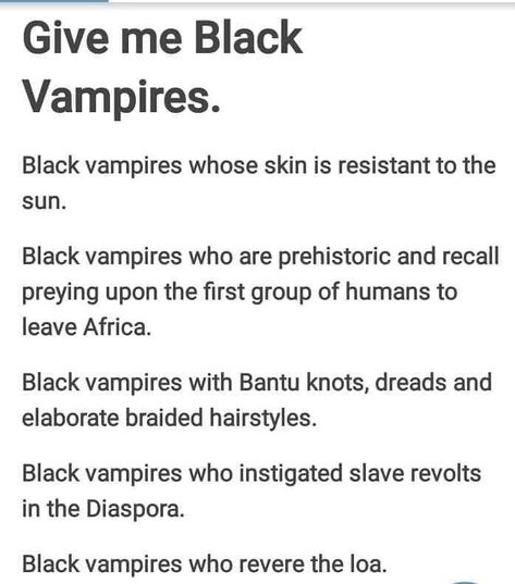 Black Vampires, Writing Drafts, Black Vampire, Vampire Stories, Story Writing Prompts, Writing Inspiration Prompts, Writing Characters, Writing Dialogue, Creative Writing Prompts