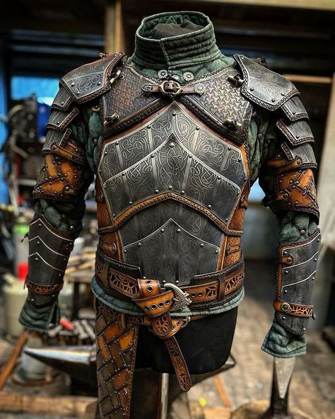 Animal Helmet, Scalemail Armor, Arm Armour, Real Armor, Organic Armor, Forearm Armor, Leather Armour, Viking Armor, Costume Armour