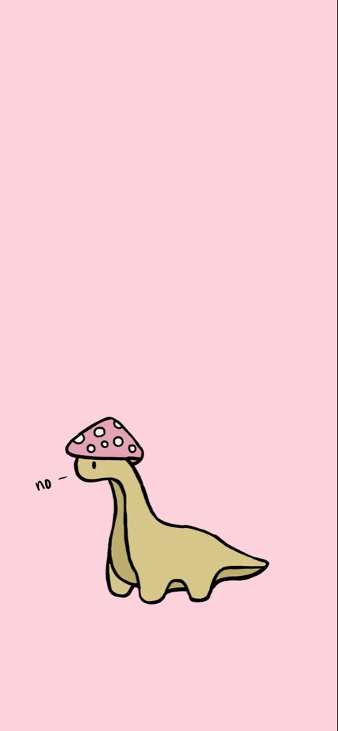 Adorable Wallpapers Iphone, Cute Animal Backgrounds Cartoon, Matching Dinosaur Wallpapers, Cute Wallpapers Mushroom, Matching Wallpaper Dinosaur, Aesthetic Wallpaper Iphone Mushroom, Iphone Mushroom Wallpaper, Matching Dino Wallpaper, Dino Mushroom