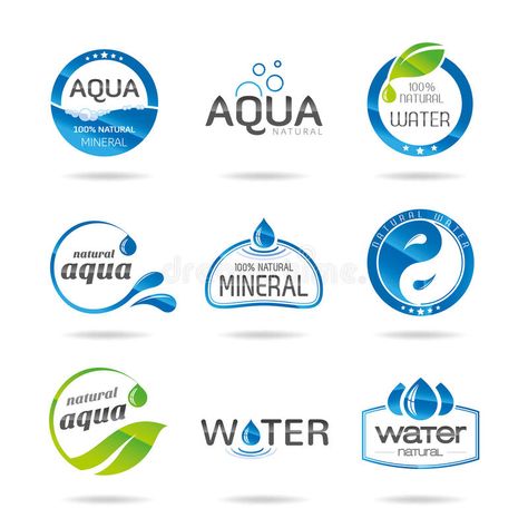 Water design elements. Water icon. Water, water and water products for icon desi , #spon, #elements, #design, #Water, #icon, #studies #ad Bottled Water Logo, Kids Logo Brand, Water Logo Design, Water Bottle Logos, Logo Design Water, Gold Logo Branding, Laundry Logo, Minimal Logo Branding, Water Bottle Label Design