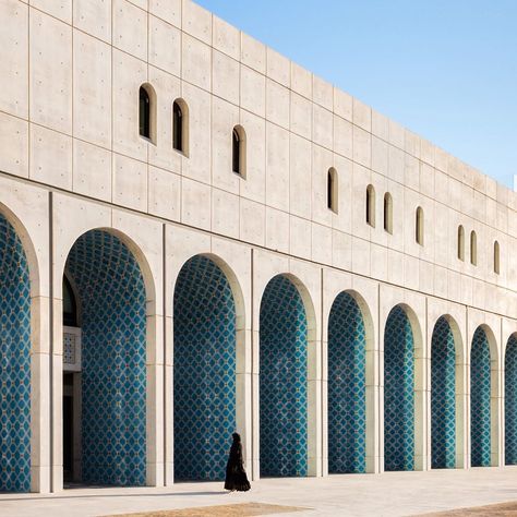 Darren Bradley on Instagram: “Abu Dhabi Cultural Foundation, designed by Perry Neubauer, Hisham Ashkouri, Basil Hassan, and founding partner Louis McMillen at The…” Arcade Architecture, Mosque Design, Facade Architecture Design, Arch Architecture, Mosque Architecture, Building Facade, Traditional Architecture, Facade Architecture, Islamic Architecture