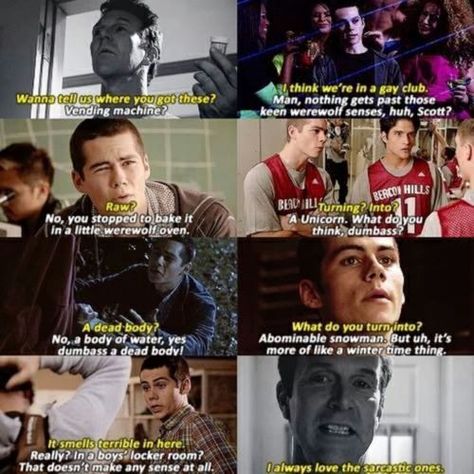 Quotes Sarcastic, Teen Wolf Quotes, Teen Wolf Memes, Teen Wolf Funny, Teen Wolf Mtv, Teen Wolf Dylan, Wolf Quotes, Teen Wolf Stiles, Teen Wolf Cast