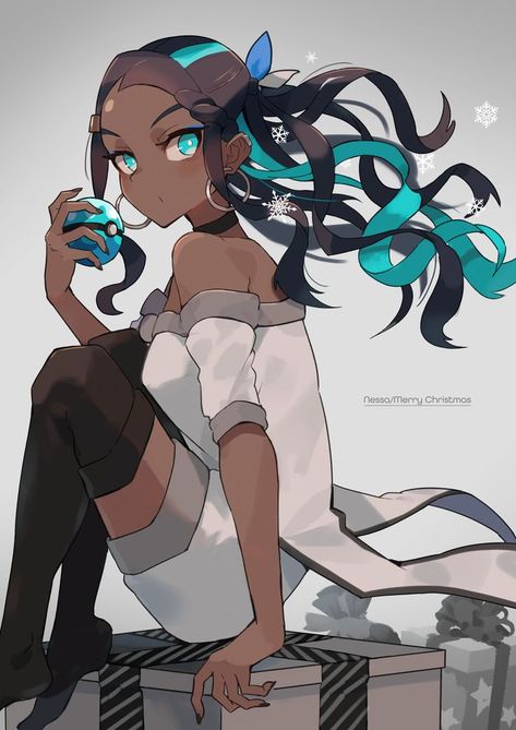 Pokemon Water Type, Nessa Pokemon, Female Pokemon Trainers, Christmas Pokemon, Pokemon Women, Oc Pokemon, Water Type, Cute Pokemon Wallpaper, Pokemon Characters