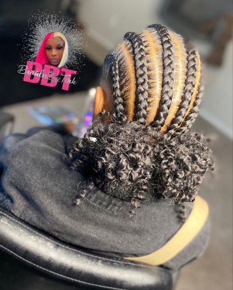 Feed In Braids Into Low Bun With Designs, Cute Weave Hairstyles, Feed Ins, Future Hairstyles, Black Kids Braids Hairstyles, Black Hair Clips, Feed In Braids Hairstyles, Hair Twist, Cute Braided Hairstyles