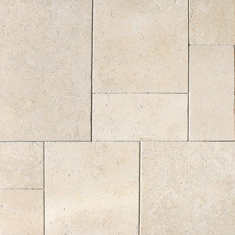 Jerusalem Antiqued Versailles Pattern Craftsman Kitchen Cabinets White, French Pattern Tile, Stone Floor Texture, Tile Backsplash Ideas, Cladding Texture, Laundry Room Tile, Brick Patterns Patio, Versailles Pattern, Pattern Tile