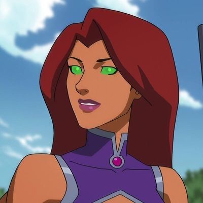 Young Justice Starfire, Old Teen Titans, Starfire Dc, Teen Titans Starfire, Raven Beast Boy, Star Fire, Nightwing And Starfire, Black Spiderman, Dc Icons