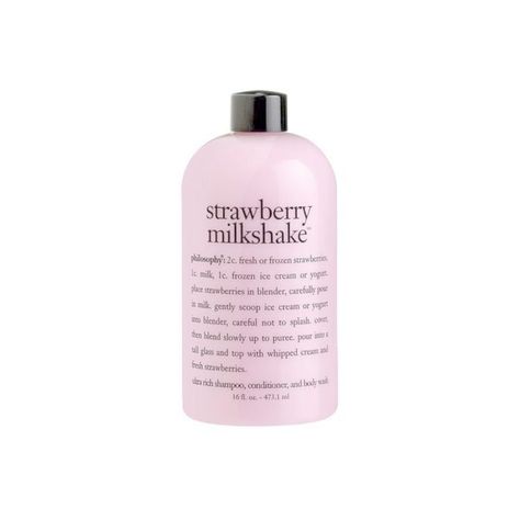 Strawberry Shampoo, Philosophy Shower Gel, Alat Makeup, Bath Gel, Strawberry Milkshake, Animal Crackers, Bath And Body Care, Bubble Bath, Shampoo Conditioner