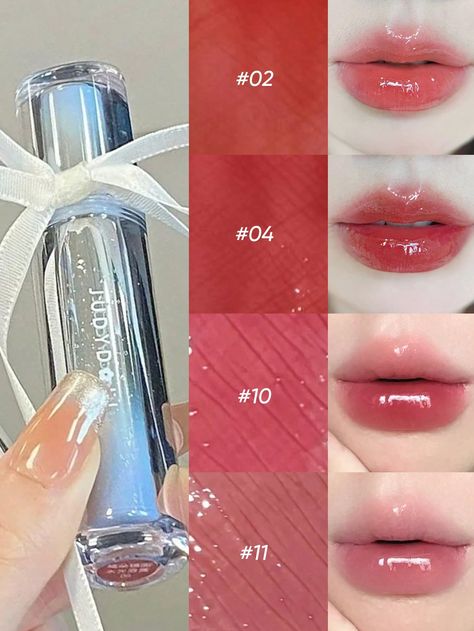 WATERY LIP GLOSS 2.4g Full Color Series Glossy Mirror Lip Tint Lip Essence #02         Makeup, size features are:Bust: ,Length: ,Sleeve Length: Judydoll Watery Lip Gloss, Judydoll Lip Gloss, Steam Straightener, Lip Essence, Lipgloss Lips, Nice Lips, Shiny Lips, Lip Glaze, Lip Stain