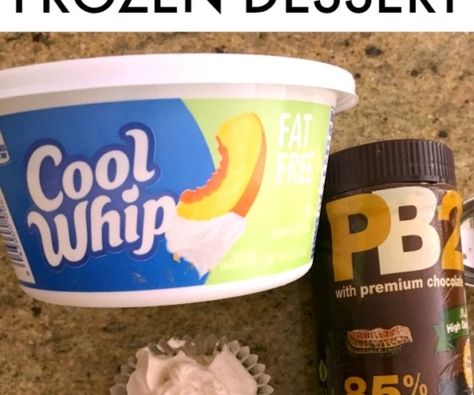 This Weight Watchers Chocolate PB2 Cool Whip Low Point Dessert is a delicious frozen SmartPoint treat. Easy to make and an easy Weight Watchers Cool Whip recipe! | OHMY-CREATIVE.COM | Peanut Butter Cool Whip Mousse | Peanut Butter and Cool Whip Dessert | #pb2coolwhip #weightwatchersdessert #weightwatcherscoolwhipdessert #weightwatchers #weightwatchersrecipe #smartpoints #coolwhip Chocolate Mousse Cool Whip, Cool Whip Dessert Recipes, Chocolate Peanut Butter Dessert Recipes, Pb2 Recipes, Thm Snacks, Whipped Peanut Butter, Cool Whip Desserts, Vacation Houses, Chocolate Peanut Butter Desserts