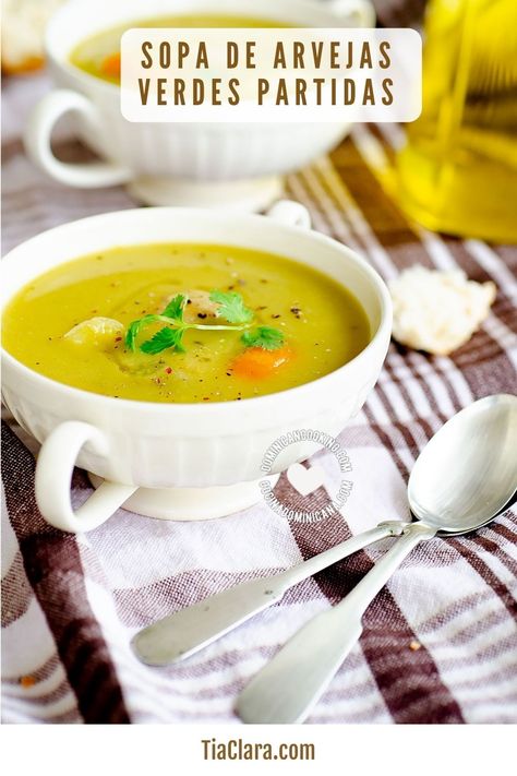 Green split pea soup. Health