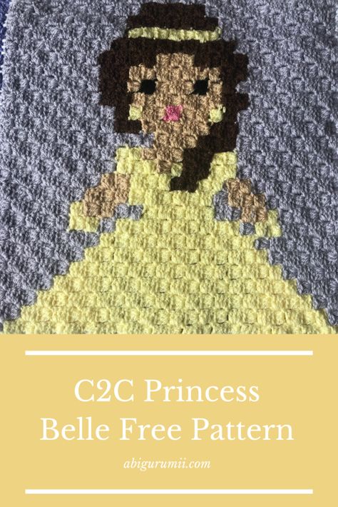 Crochet Princess Blanket, Disney Princess Blanket, Bella Disney, Princess Blankets, Disney Crochet, Disney Blanket, Disney Crochet Patterns, C2c Crochet Blanket, Crochet Graphs