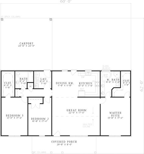 Ferdina Ranch Home First Floor from houseplansandmore.com 4 Bedroom Ranch House Plans, House Plans 1800 Sq Ft, Pool House Designs, Floor Plans Ranch, American House Plans, Indian House Plans, House Plans 3 Bedroom, House Plans One Story, Empty Nesters