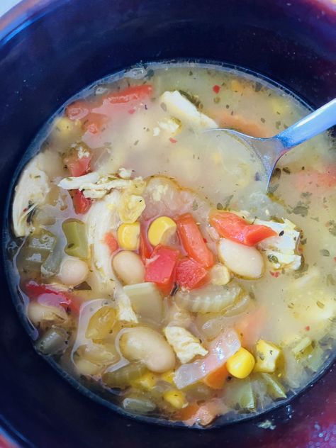 Bean Chicken Soup, Chicken And Northern Bean Recipes, Chicken Soup With Beans Recipes, 15 Bean Soup With Chicken, Vegan Northern Bean Soup, Red Curry Shrimp, Soup Store, White Bean Soup Recipes, Rotisserie Chicken Breast