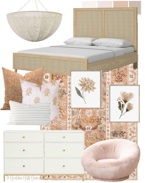 Girls Room Mood Board, Teen Girls Bedroom Decor Ideas, Dreamy Girls Bedroom, Mood Board Bedroom, Teen Girls Room, Girls Bedroom Themes, Room Mood Board, Girls Bedroom Decor