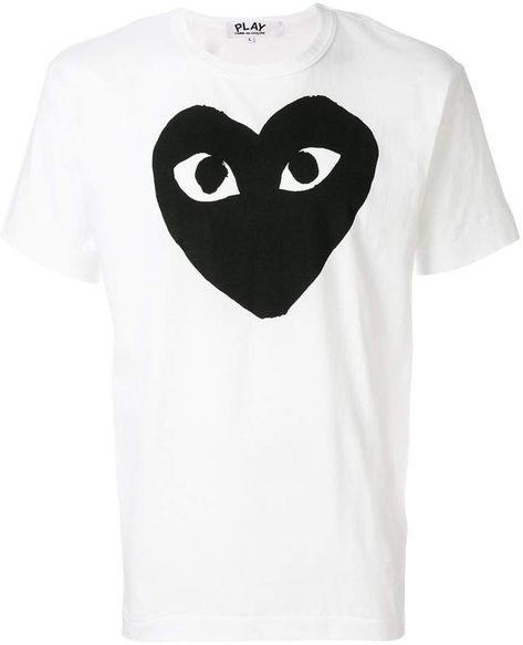 Comme Des Garçons Play heart motif T-shirt Play Hearts, Play Logo, Play Heart, Play Comme Des Garcons, Designer Baby, Latest Fashion Design, Comme Des Garcons Play, Heart Logo, Cotton Logo