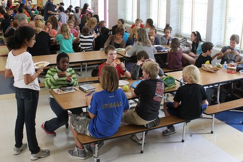 middle school lunch room | Flickr - Photo Sharing! Education Cartoon, Cartoon Fun, School Cafeteria, Lunch Room, School Administration, Christian School, Poor Children, Education Ideas, Family Parenting