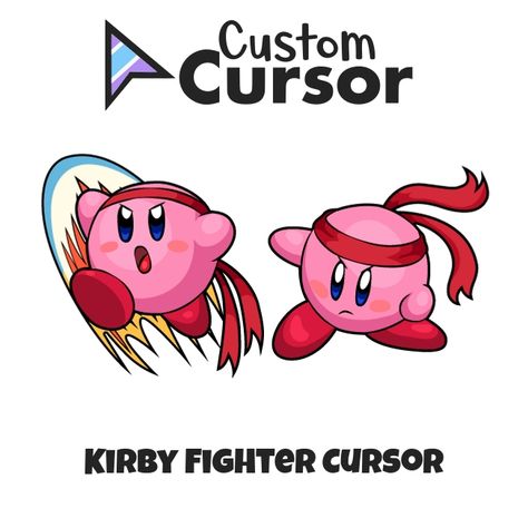 Kirby Triple Deluxe, Custom Cursor, Kirby Character, Chrome Web, Street Fighter, Kirby, Art Sketches, Nintendo, Fan Art