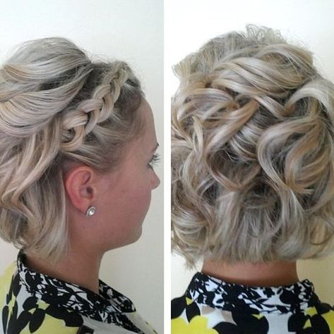 60 Gorgeous Updos for Short Hair That Look Totally Stunning Kort Bob, Peinados Fáciles Para Cabello Corto, Short Wedding Hair, Bridesmaid Hair Short, Penteado Cabelo Curto, Short Hair Updo, Wedding Hair And Makeup, Hair Updos, Bridesmaid Hair