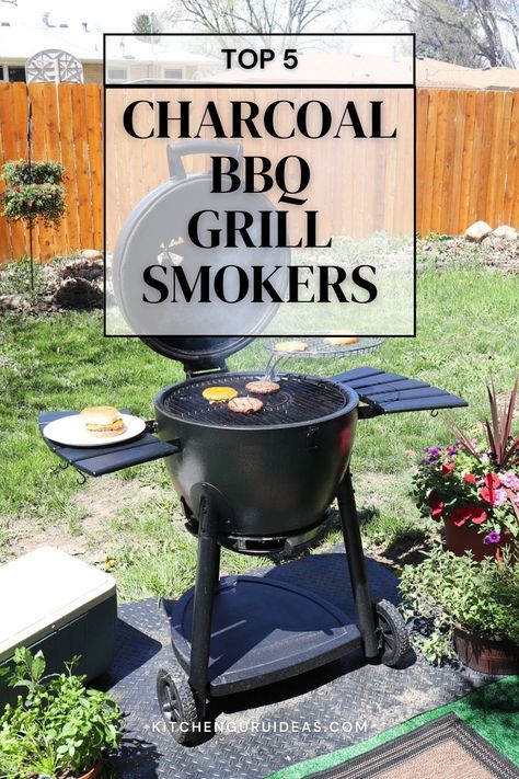 Looking for a charcoal grill smoker? Then see these 5 best smokers that double as charcoal grills. I've handpicked all of them and they're perfect for any budget. Clean Grill Grates, Charcoal Grill Smoker, Grilling Guide, Best Smoker, Smoked Pork Ribs, Bbq Grill Smoker, Best Charcoal Grill, Grill Cleaning, Charcoal Bbq Grill