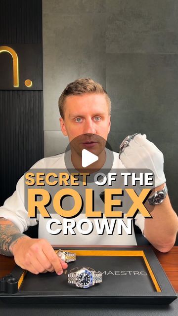 WatchMaestro on Instagram: "Secret of the Rolex crown👑

Did you know that by looking at the crown of your Rolex watch, you can tell the material it is made from and whether it has a twinlock or triplock system for water resistance?😏

Let us know in the comments which marks your Rolex has!

•

•

#watchmaestro #luxurywatch #luxurywatches #rolex #rolexwatch #rolexwatches" Rolex Crown, Rolex Watch Box, Rolex Date Just, Rolex Gmt Rootbeer, Rolex Day Date 36 Yellow Gold, Rolex Oysterquartz, Rolex Watch, Rolex Day Date, Luxury Watch