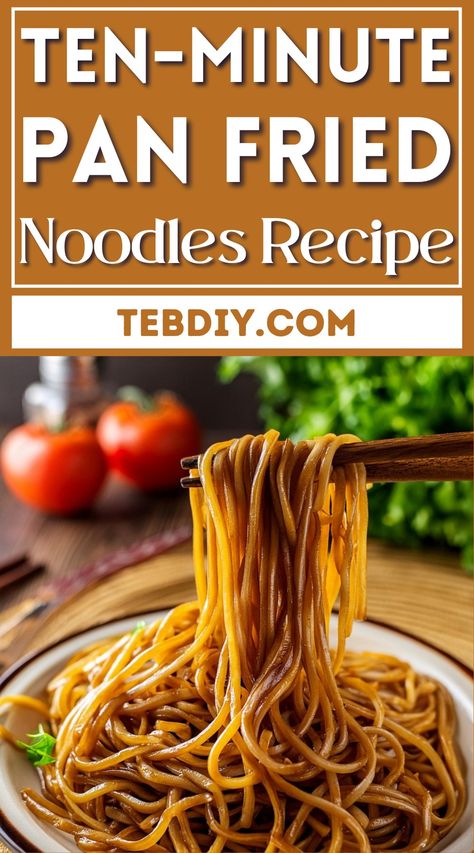 10-Minute Pan Fried Noodles Recipe Mozzarella Balls Recipe, Pizza Grilled Cheese Recipes, Fried Spaghetti, Cheesy Garlic Bread Recipe, Fried Noodles Recipe, Pan Fried Noodles, Pizza Grilled Cheese, Garlic Bread Recipe, Fried Noodles