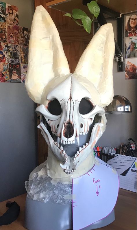 Dino Mask Paint Ideas, Fursuit Making, Fursuit Tutorial, Skull Dog, Fursuit Head, Church Gifts, Dog Mask, Acrylic Painting Tips, Mask Design