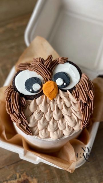 NY CAKE on Instagram: "🦉 Owl Bento Cake by @ohcakeswinnie 🛍️ See tags for all products used! 😍😍 Such an adorable cake, and so beauitfully crafted! Love seeing your techniques! Wonderful work by @ohcakeswinnie, thanks for sharing! 🛒 All items are available for immediate delivery or for pickup at our Yonkers Warehouse location by ordering at NYCake.com. Our Manhattan Flagship store is open for in-store browsing and shopping. 🛍️ Use coupon code “FIRST” at checkout to get 20% off your first or Owl Cake Birthday, Bad Cakes, Mushroom Cake, Benny Goodman, Fox Cake, Owl Cakes, Cake Design Inspiration, Owl Cupcakes, Owl Cake