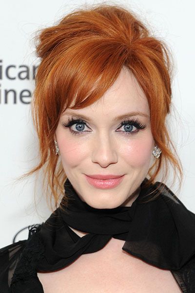 The Ultimate Celebrity Hair Color Wheel | StyleCaster Celebrity Hair Color, Hair Color Wheel, Cristina Hendricks, Cheveux Oranges, Celebrity Hair Colors, Beautiful Red Hair, Copper Hair Color, Celebrity Hair, Strawberry Blonde Hair