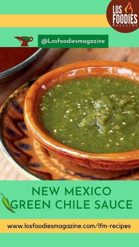 Chile is a sauce made from red or green chiles and served hot over many New Mexican dishes. Chile does not use vinegar, unlike most salsas, picantes and other hot sauces. This basic yet versatile sauce can be used to create enchiladas or poured over chimichangas, tacos or burritos. This a great sauce to make when you need to tame the heat of some really hot chiles or make a milder sauce for people that can’t handle the heat. How to make New Mexico Hatch Green Chile Sauce Recipe #chileSauce Green Chile Sauce Recipe, Chile Sauce Recipe, New Mexico Green Chile, Green Cleaning Recipes, Green Chile Recipes, Green Chile Sauce, Red Chile Sauce, Sweet And Sour Sauces, Hatch Green Chile