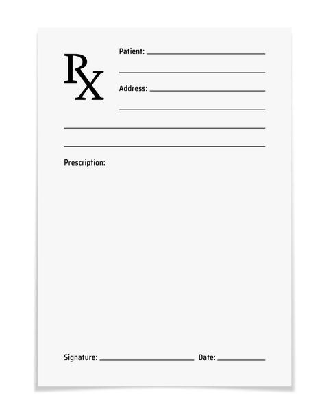 Prescription Pad Design, Pharmacy Technician, Medical Prescription, Pharmacist, Crafts Ideas, Shirt Ideas, Bedroom Makeover, Pharmacy, Mockup