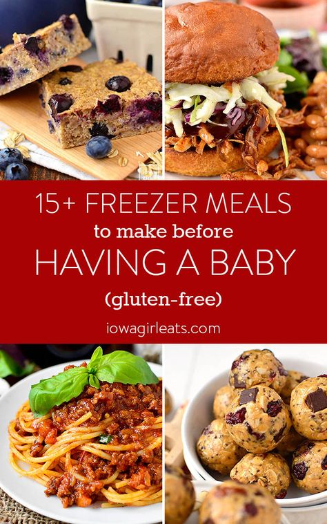 15+ Freezer Meals to Make Before Having a Baby or Surgery Meals To Make And Freeze, Delicious Freezer Meals, Meals To Freeze, Pregnancy Freezer Meals, Freeze Meals, Gluten Free Freezer Meals, Dump Recipes, Corn Dog Muffins, Food Sealer