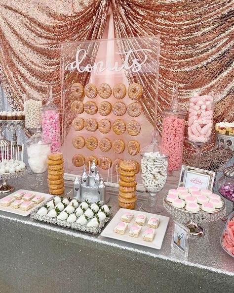 Candy Table Sweet 16 Display, Candy Table Ideas Quinceanera, Sweet Table For Sweet 16, Dessert And Candy Table Ideas, Quinceñera Dessert Table, Quinceañera Candy Table, Sweet 16 Sweets Table, Quince Sweets Table, Sweets Table Ideas Birthday